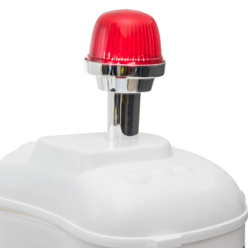 Aosom 6V Kids Motorcycle Dirt Bike Electric Battery-Powered Ride-On Toy Off-road Street Bike with Music & Horn Buttons, Stable 3-Wheel Design, & Rear Storage Space, White