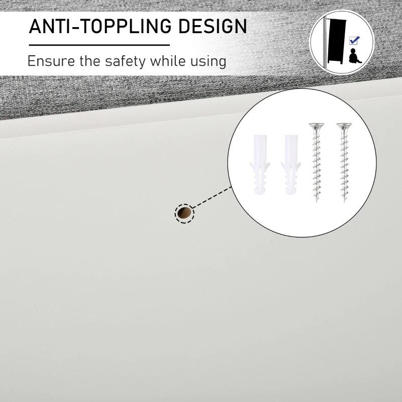 HOMCOM Kids Cube Storage Shelves with Bins and Large Storage for Kids Bedroom, Multiple Storage Units for Big Capacity Kids Shelf with Seat Featuring Thick Cushioning, White