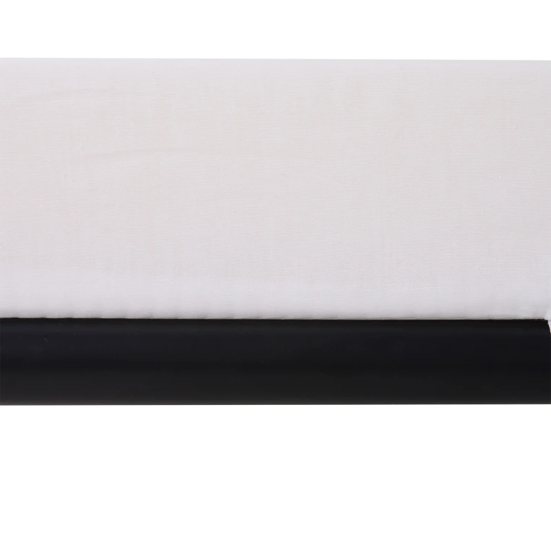 HOMCOM Portable Folding Bed, Single Guest Bed Convertible Sleeper with Wheels, Mattress with Frame, Grey
