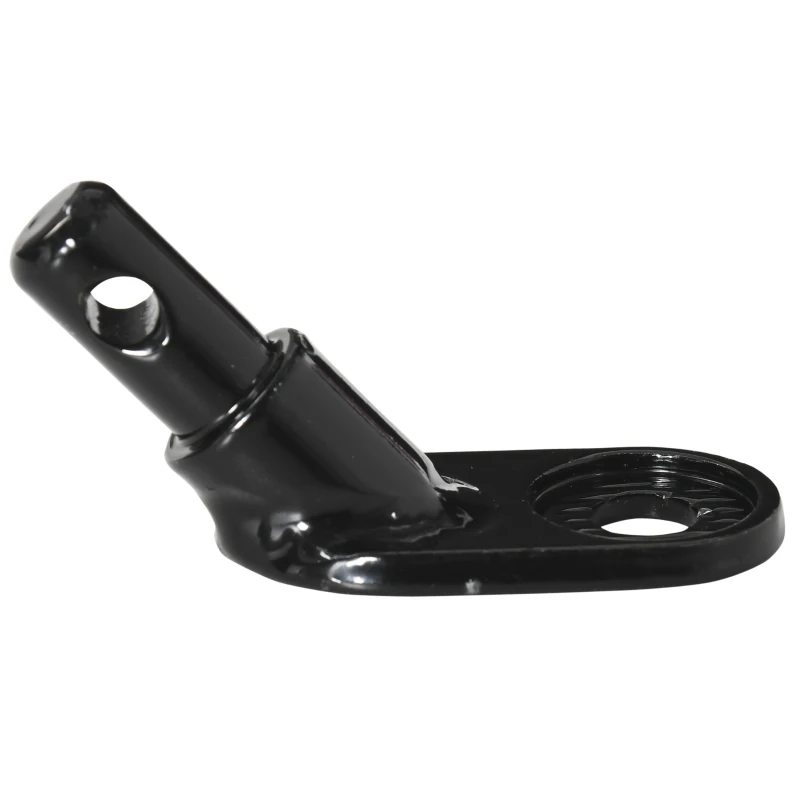 Aosom BikeTrailer Hitch, Steel Type 'B' Bicycle Trailer, Powder Coating, Durable and Sturdy, Cargo Hitch Coupler, for Cargo, Child and Pet Trailers, Black