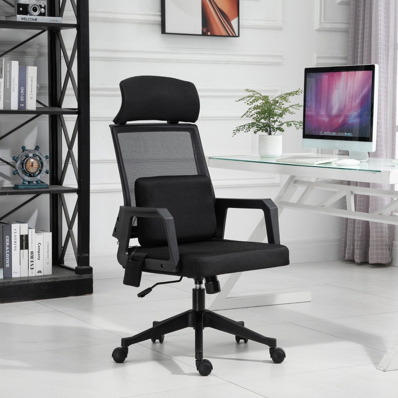 Ergonomic high back mesh office discount chair with back lumbar support