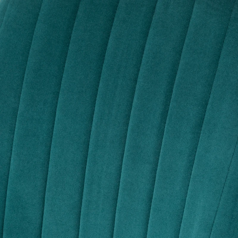 HOMCOM Modern Rocking Chairs, Upholstered Nursery Glider Rocker, Wingback Armchair for Living Room, Bedroom - Blue