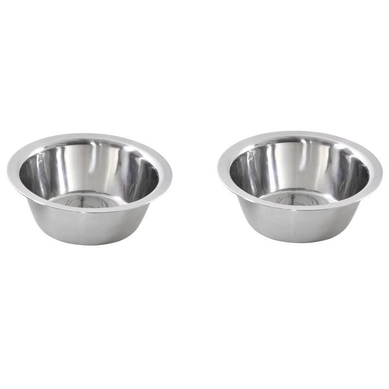 PawHut Outdoor Dog Kennel, Puppy Play Pen with Canopy Garden Playpen Fence Crate, Enclosure Cage w/ Rotating Bowl, 55.5" x 55.5" x 48", Black