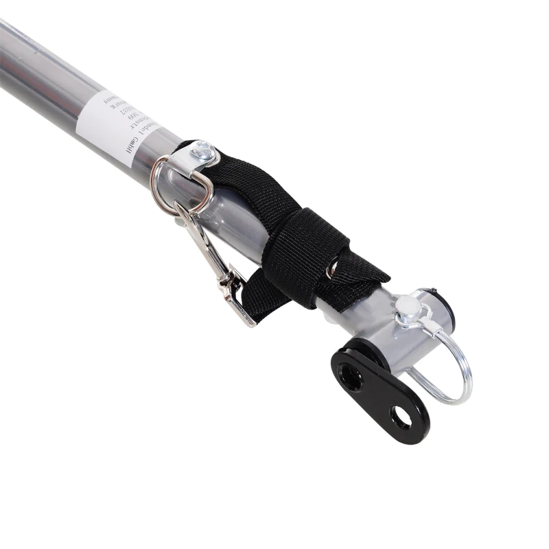 Aosom 2-Seat Kids Bicycle Trailer 55lbs Steel w/ Water Resistant Carrier Windows - Black and Orange