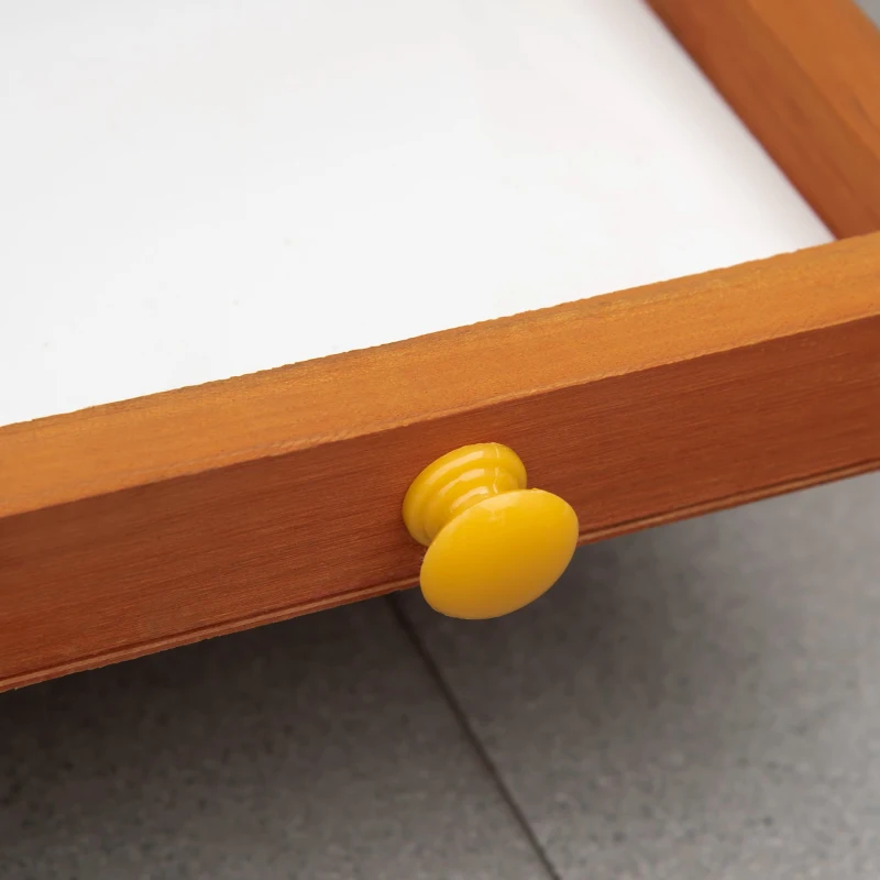 PawHut 65" Outdoor Wooden Birdcage Aviary with Pull Out Tray 2 Doors, Orange