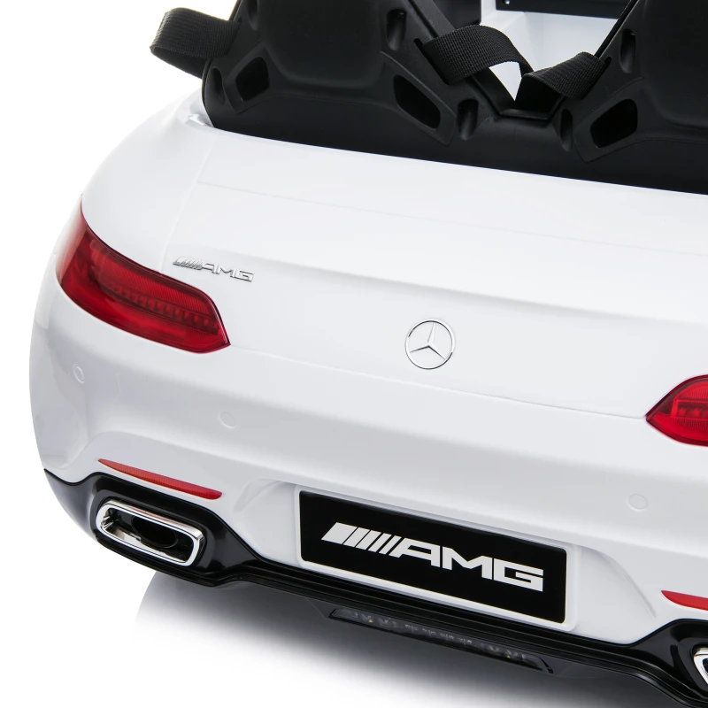 Aosom Licensed Kids Ride-On Car 12V with Remote Control, Suspension Wheel, Adjustable Speed, White