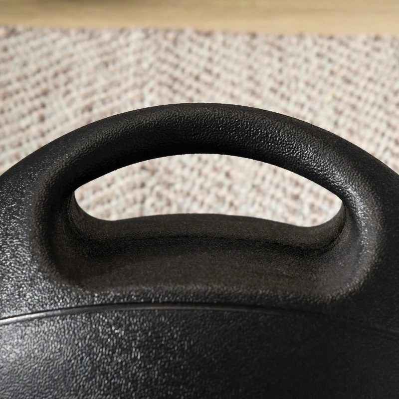 Soozier Medicine Ball with Handles, 18 lbs. Weighted Ball for Exercise, Med Ball for Abs, Core, Strength Training, Balance Training