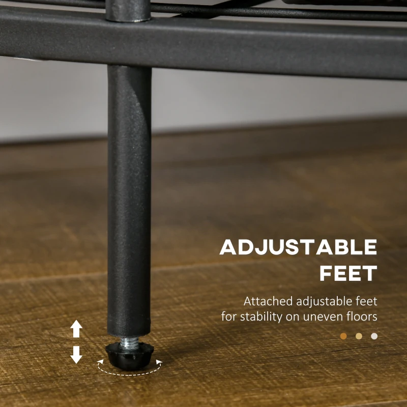 HOMCOM Industrial Corner Hall Tree with Shoe Bench, Entryway Coat Rack, Freestanding Coat Tree with 6 Double Hooks, Rustic Brown