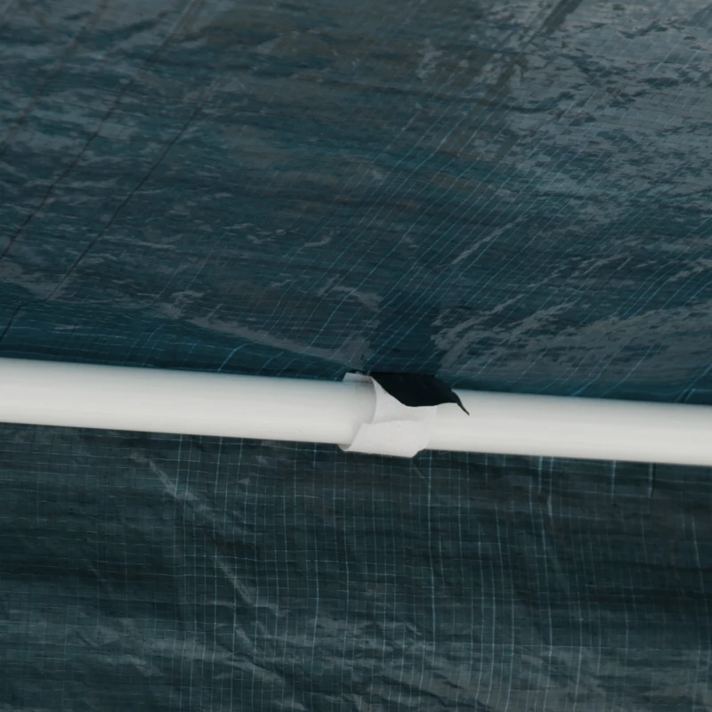 Outsunny 10x10ft Party Tent Portable Gazebo Folding Garden Canopy Event Shelter Outdoor Sunshade Blue