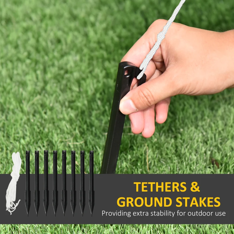 Outsunny 6.5ft Christmas Inflatable Gift Car with Snowman and Gift Boxes, Blow-Up Outdoor LED Yard Display for Lawn Garden Party