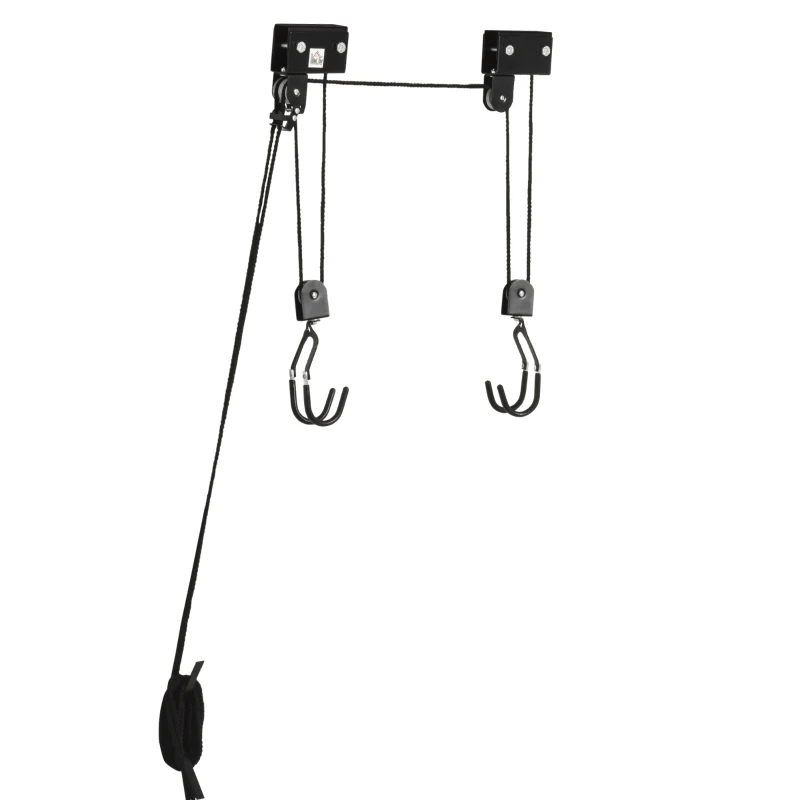 Soozier Kayak Canoe Hoist Lift for Garage or Storage in Shop 110 lb. Working Capacity