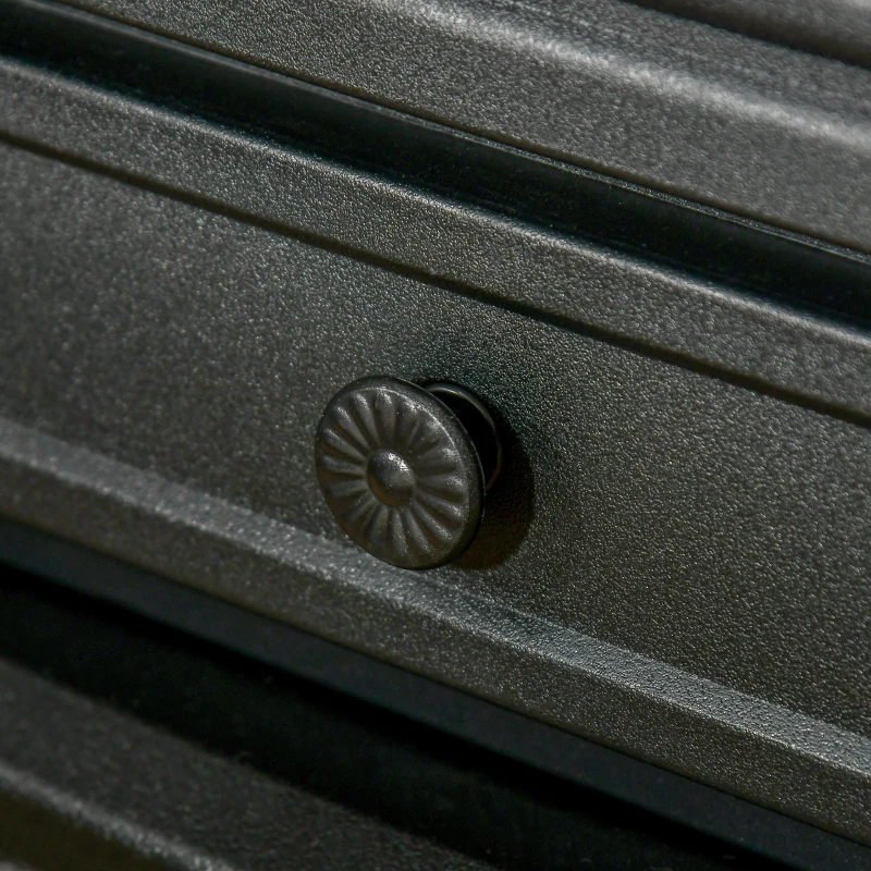 HOMCOM Freestanding Electric Fireplace Heater, Fireplace Stove with Realistic Flame Effect and Adjustable Temperature, Overheat Safety Protection, 750W/1500W, Black