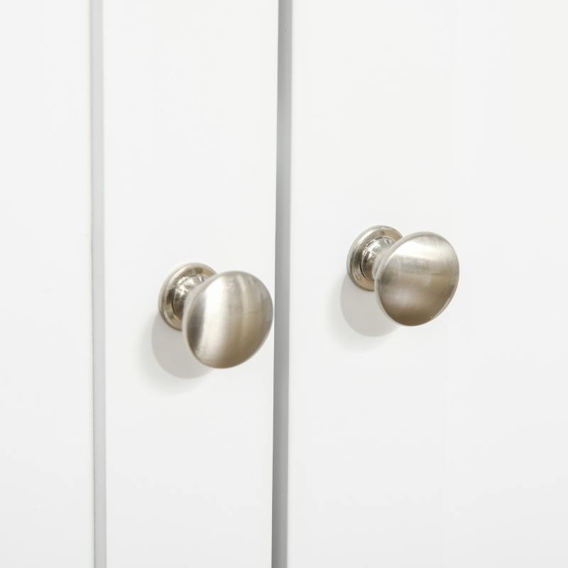 HOMCOM Modern 58" Kitchen Buffet with Hutch, Microwave Cabinet with Drawer and Storage Cupboard for Dining Room, White