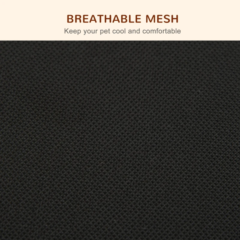 PawHut Elevated Dog Bed, Outdoor Dog Cot, Pet Mat, with Soft Cushion, Breathable Mesh, Washable Cover, for Extra Large-Sized Dog, Grey