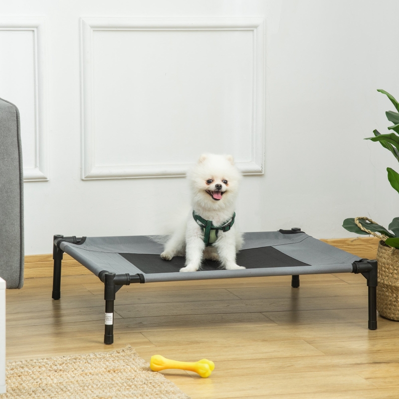 pawhut raised dog bed