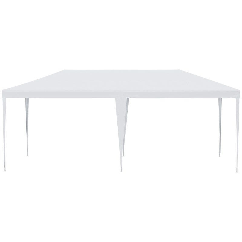 Outsunny Large 10' x 20' Party Tent, Events Shelter Canopy Gazebo with 4 Removable Side Walls for Weddings, White