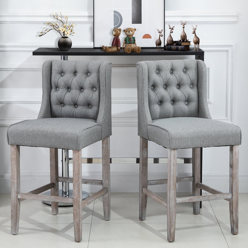 Gray counter deals height chairs