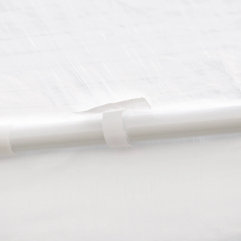 Outsunny 10' x 30' Party Tent, Event Shelter Gazebo Canopy with Removable Mesh Side Walls and Two Doors, White