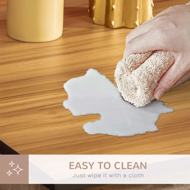 PawHut Modern Dog Crate End Table, Dual Room with Removable Panel, Stylish Pet Furniture