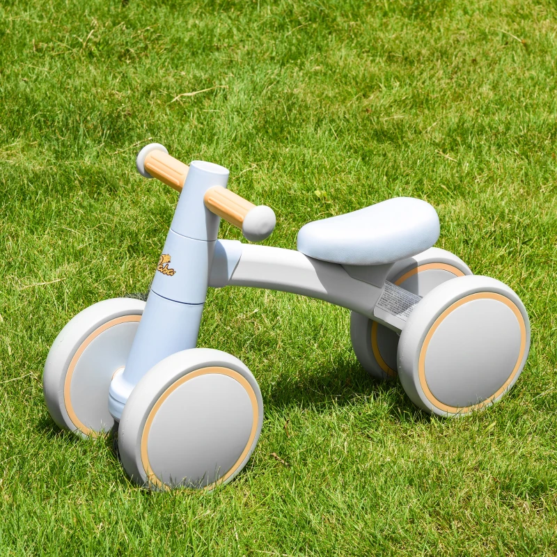 Qaba Baby Balance Bike for Toddlers 1-3 with Lightweight Design, No Pedal Bicycle Training Toy Little Kids Bike with Non-Slip Handlebars, Blue