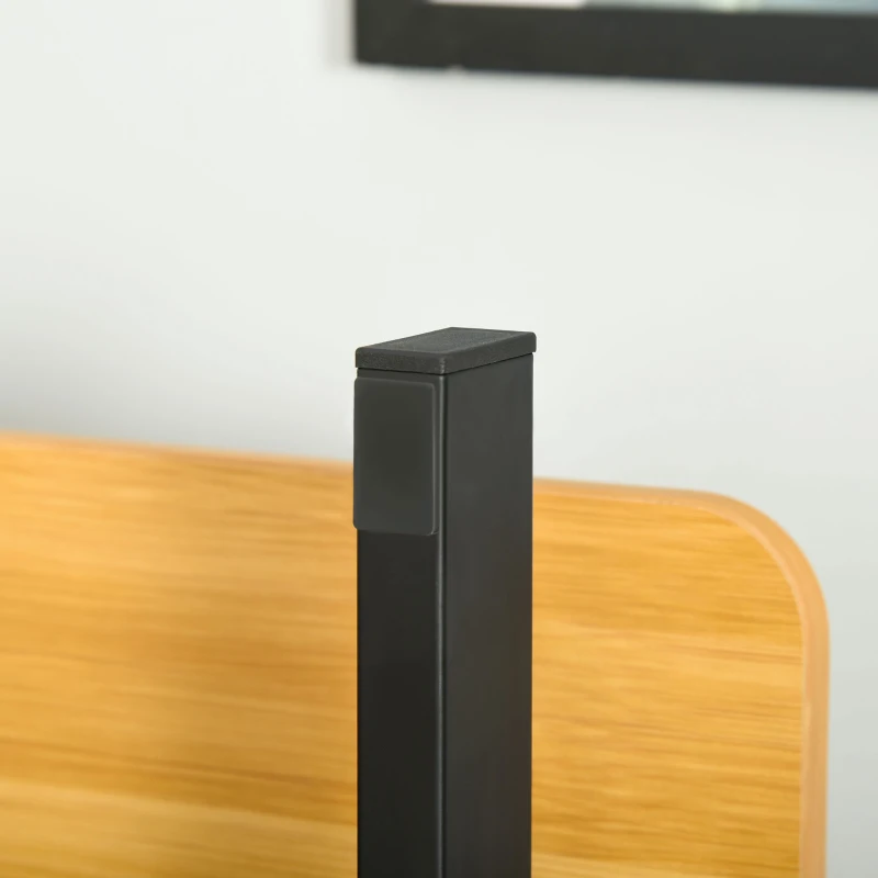 Vinsetto 32'' Height Adjustable Sit Standing Desk Converter, Ergonomic Laptop Riser Workstation with Keyboard Tray