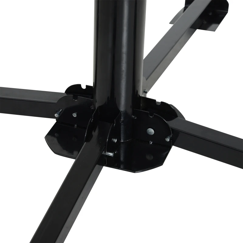 Outsunny Folding Portable Beach Umbrella Weight Base Garden Market Parasol Weight Stand Outdoor Patio Offset Holder