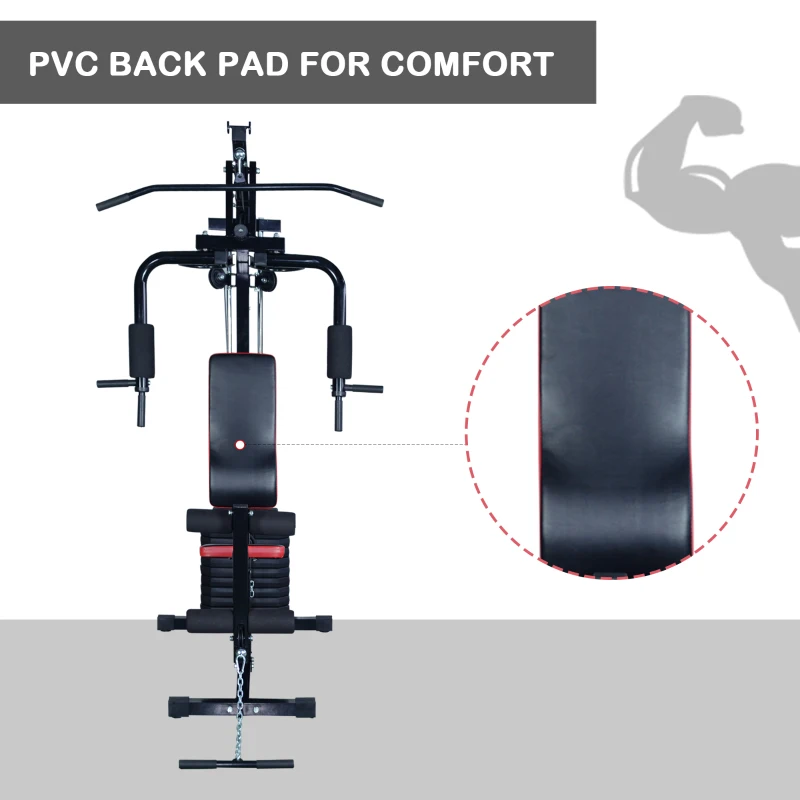 Soozier Heavy Duty Home Gym Body Strength Weight Training Fitness Exercise Machine