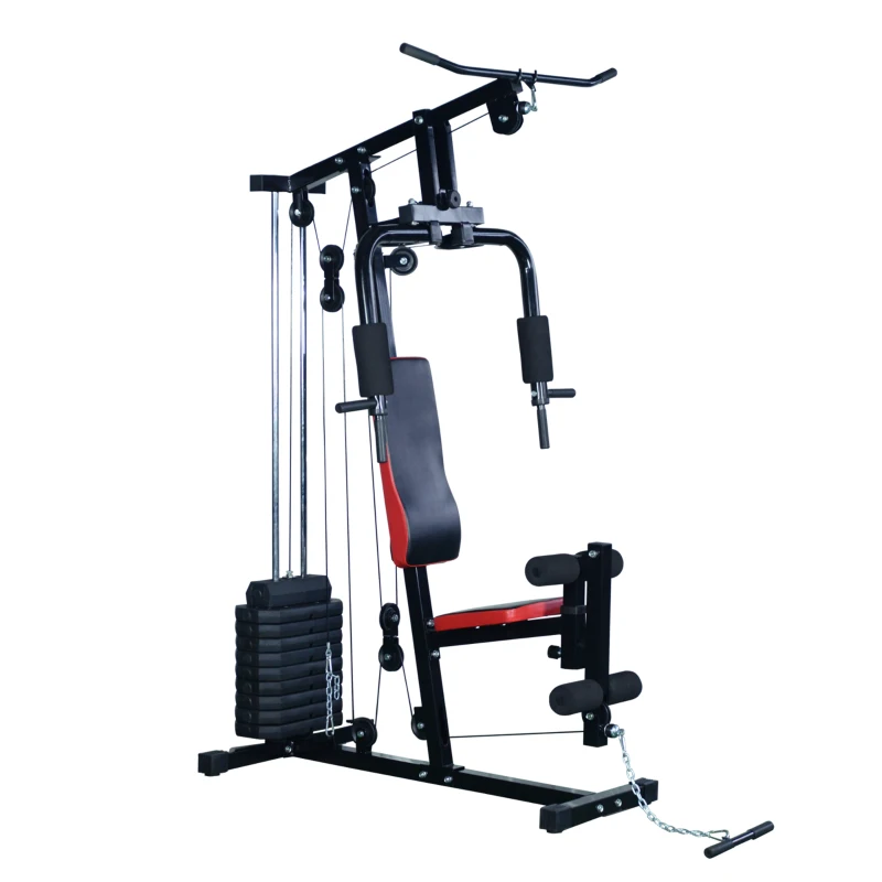 Soozier Heavy Duty Home Gym Body Strength Weight Training Fitness Exercise Machine