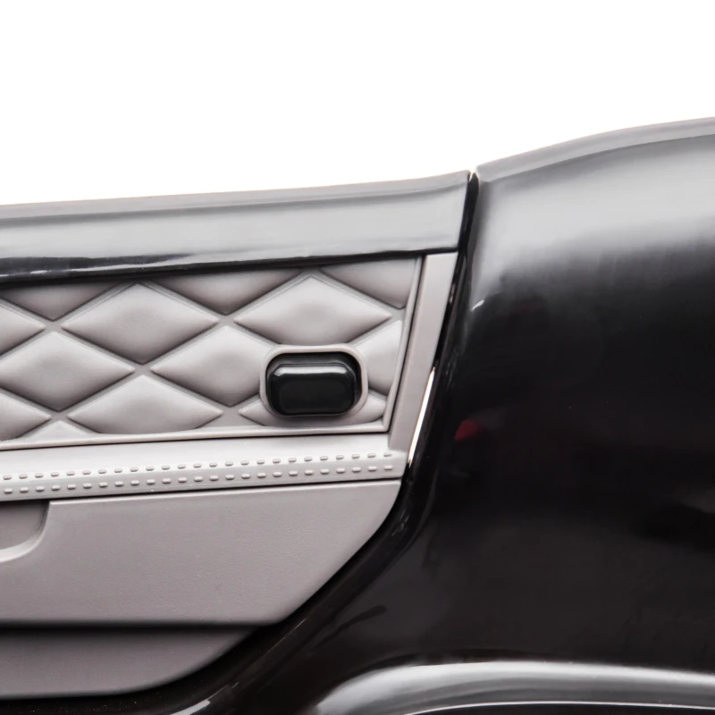 Aosom Electric Ride On Car with Parent Control, 12V 7AH Battery Powered Car with LED Lights, MP3, Horn, Music, 2 Motors, for 37-72 Months, Black