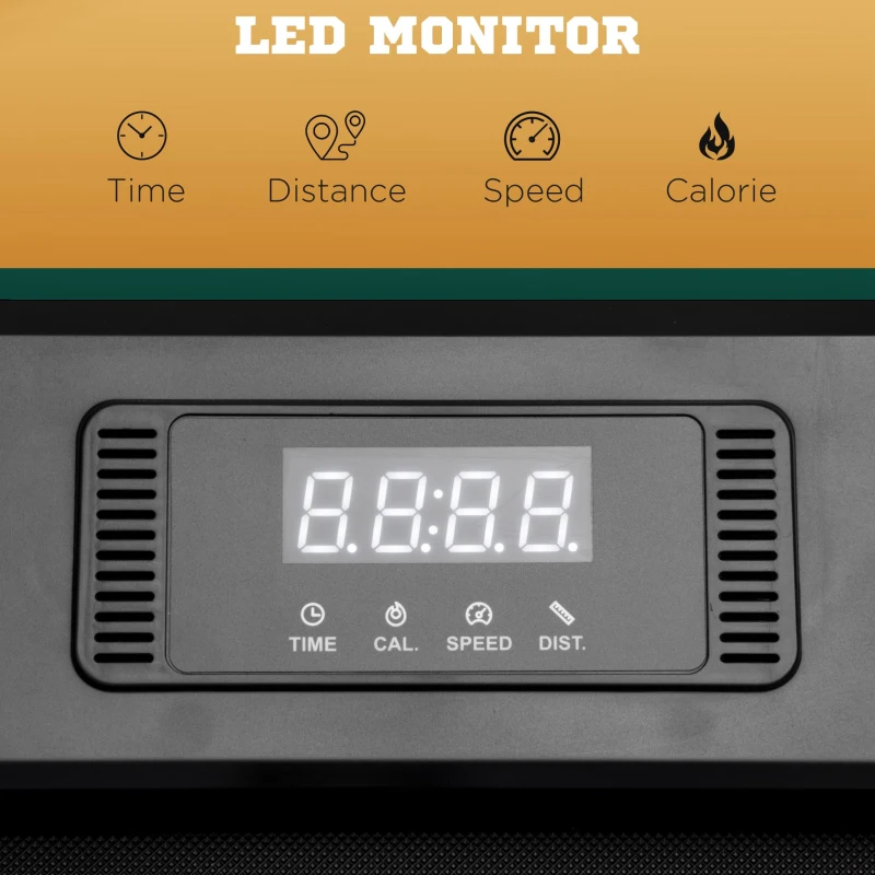 Soozier Wood Walking Pad, Smart Under Desk Treadmill, Walking Jogging Machine with Blue Tooth Speaker, Remote Control, 12 Pre-Programs, Transport Wheels and LED Display for Home Gym Office