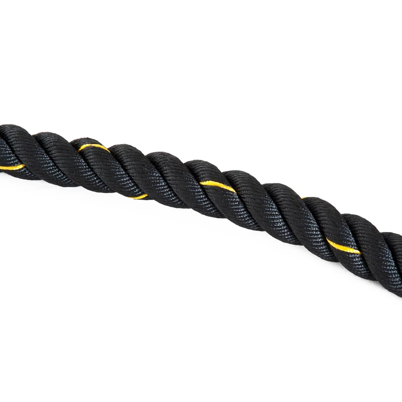 HOMCOM Poly Dacron Battle Rope 30ft Exercise Workout Rope Fitness Undulation Rope for Strength Training, Cardio, Exercise Rope