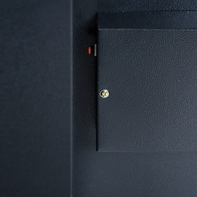 HOMCOM 2.2cf Electronic Wall Safe Box Digital Lock Safety Cash Jewellery Security Home Office Hotel