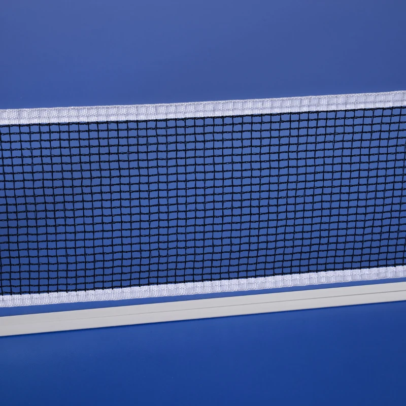 Outsunny Folding Tennis Table Portable Picnic Multifunctional Table Height Adjustable Aluminum Alloy Indoor and Outdoor w/ Net, 2 Table Tennis Paddles and Ping Pong Balls