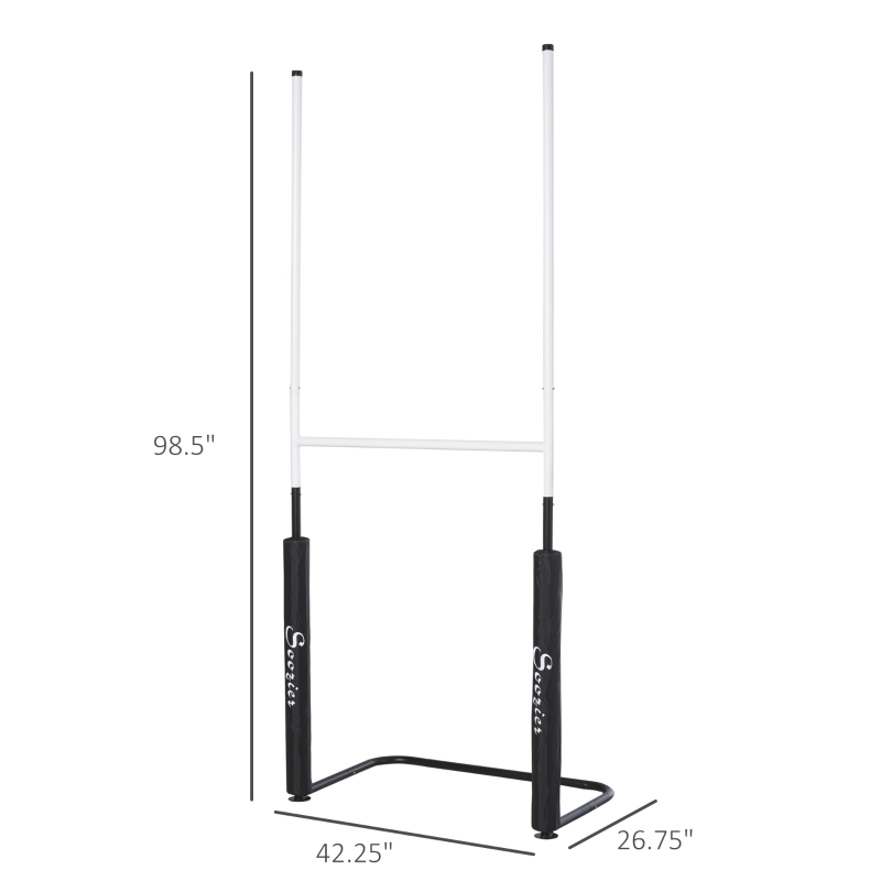 Soozier Football Goal Post Kids Best Gift for Youth Teens Adults Practice Sports Backyard Easily Set Up