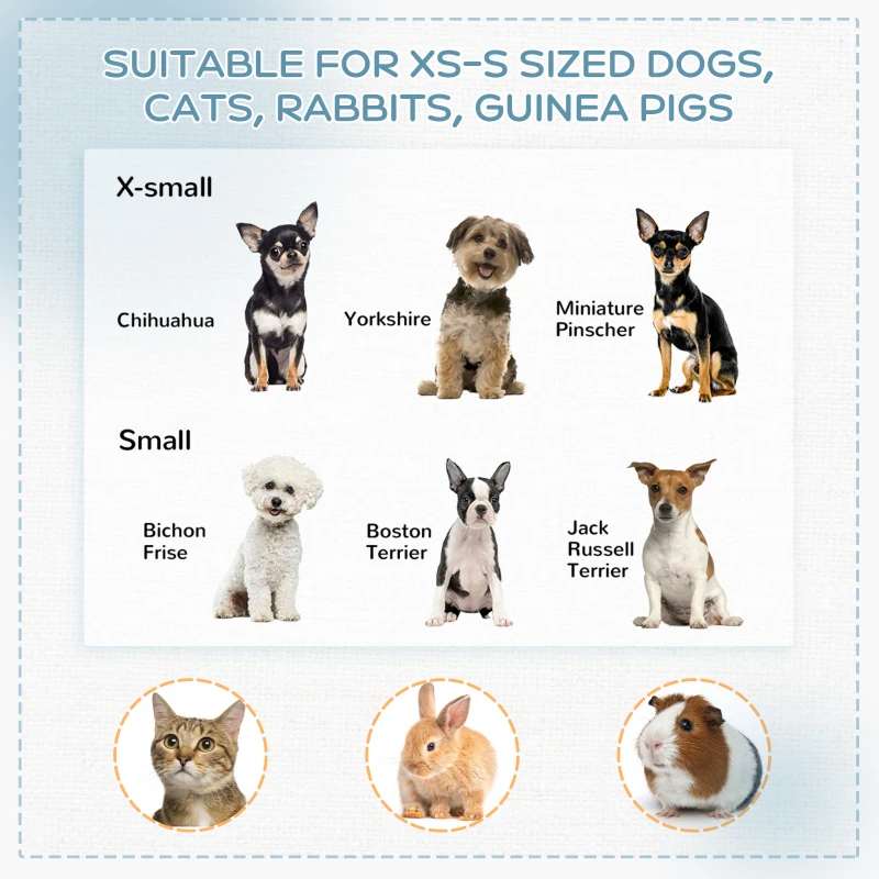 PawHut Portable Outdoor Cat Playpen, Exercise Pen Kennel with Carrying Bag, Zippered Cover, Water-Resistant Bottom, for Small Dogs, Rabbits, Guinea Pigs, Φ59" x 39"