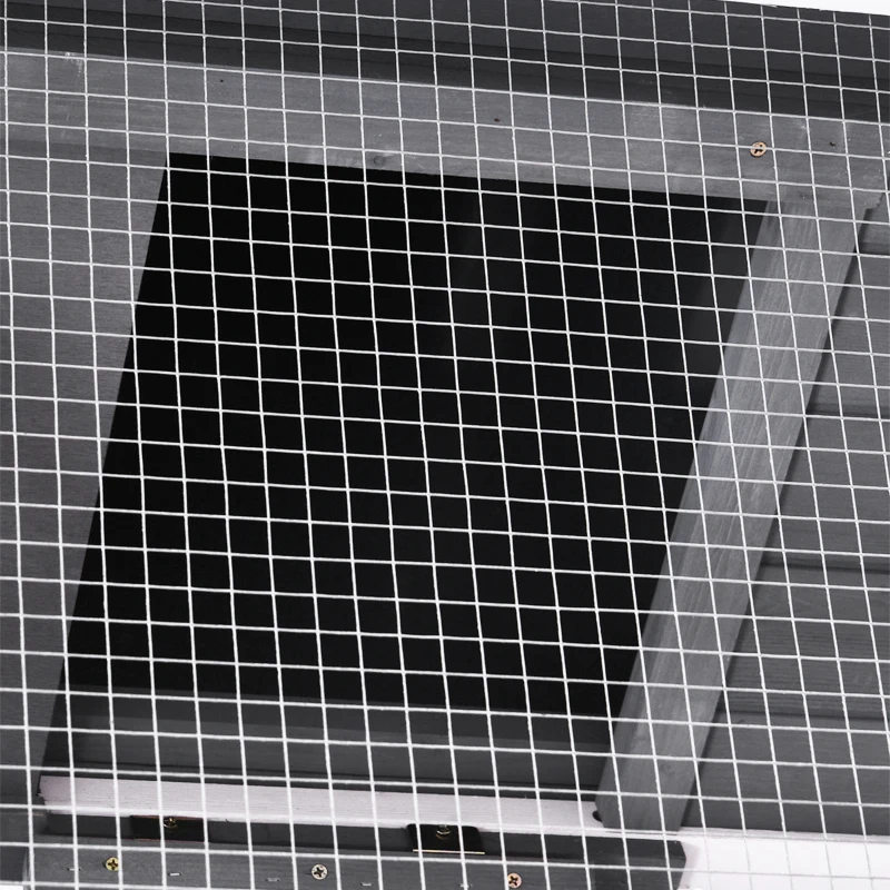 PawHut 69" Chicken Coop Wooden Backyard Poultry Hen Cage, Rabbit Hutch Pen, with Run w/ Nesting Box, Removable Tray for Easy Cleaning, Asphalt Roof, and Safe Lockable Door