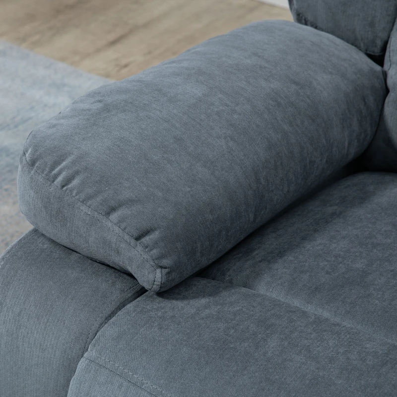 HOMCOM Electric Power Lift Recliner Chair for Elderly with Zero Gravity and Removable Upholstered Armrests, Reclining Chair with Remote Control, Side Pockets, Grey