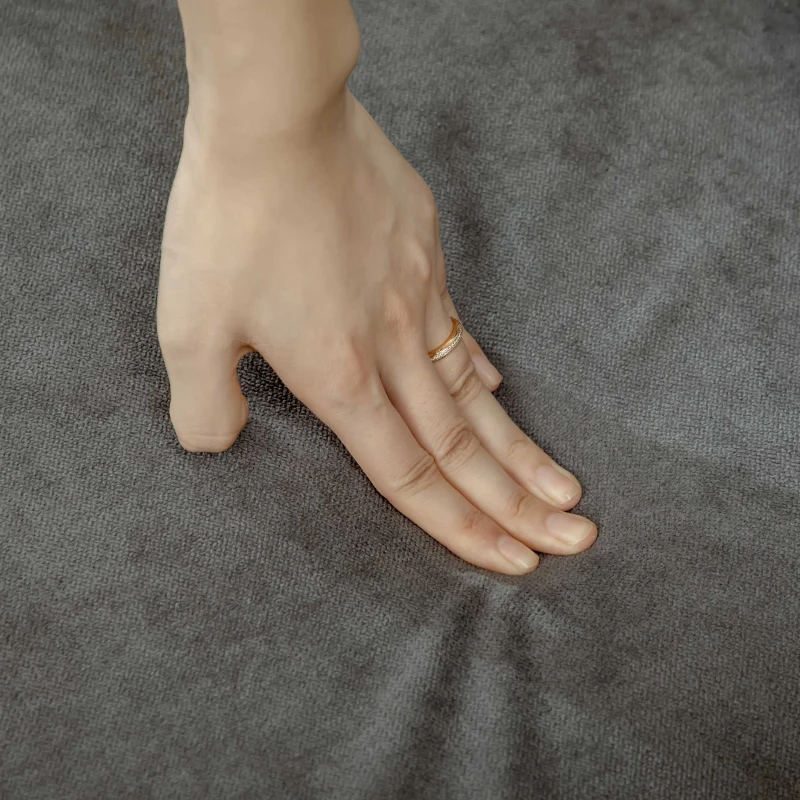 HOMCOM 54" Loveseat Sofa for Bedroom, Modern Love Seats Furniture, Upholstered Small Couch for Small Space, Grey