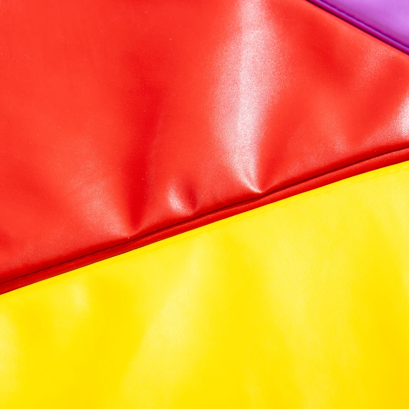 Qaba Foam Play Set, 2-Piece Kids Crawl and Climb Activity Soft Play Set, Freely-assembled Indoor Active Play for Babies