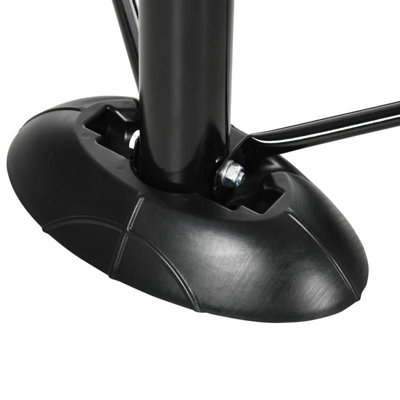 Soozier 7.5-10ft Portable Basketball Hoop Basketball Goal with High Strength 43'' PE Backboard, Wheels and Weighted Base