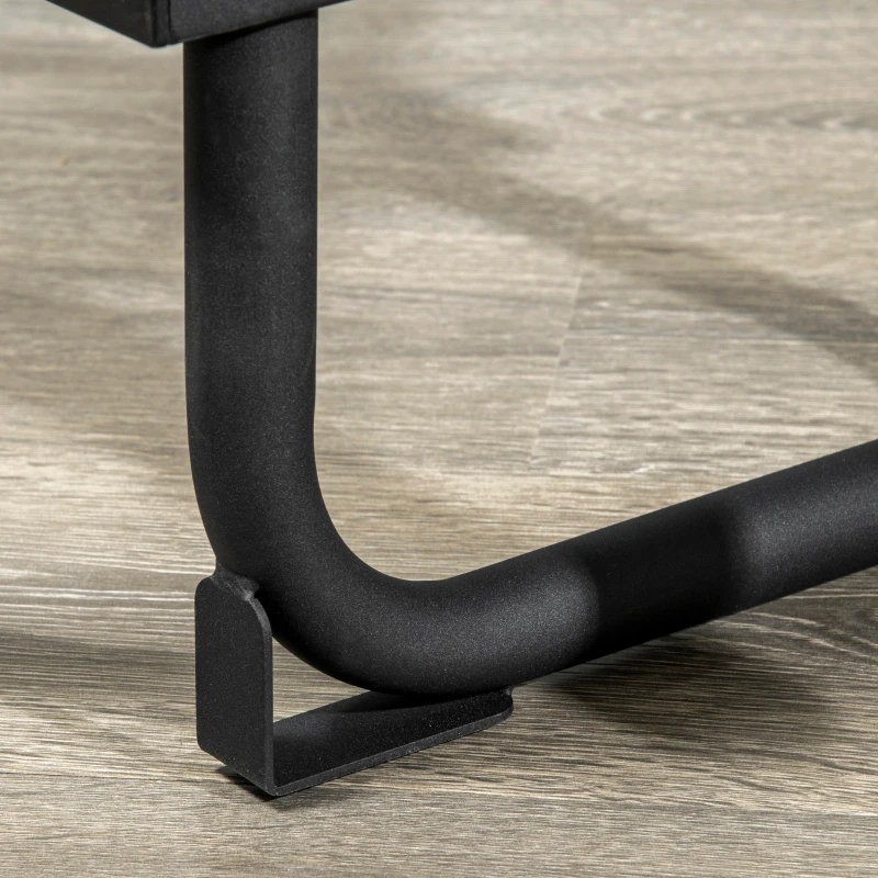 Soozier 61'' Olympic Hex Bar, Trap Bar, Solid Hexagon Weight Bar for Powerlifting, Squats, Deadlifts, Shrugs, Power Pulls, 220 Lbs Capacity