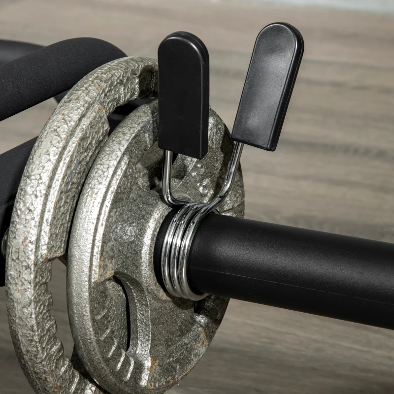 Soozier 61'' Olympic Hex Bar, Trap Bar, Solid Hexagon Weight Bar for Powerlifting, Squats, Deadlifts, Shrugs, Power Pulls, 220 Lbs Capacity