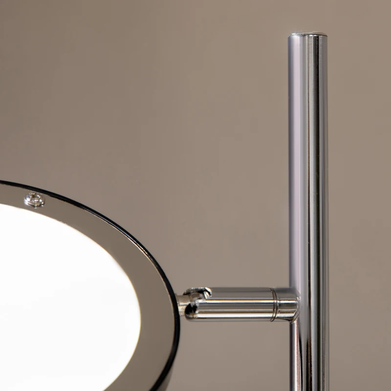 HOMCOM Ultra-Bright Floor Lamp with 180° Adjustable LED Lighting for Bedroom, Living Room Office, Tree Standing Lamp, 9.75" x 9.75" x 65"