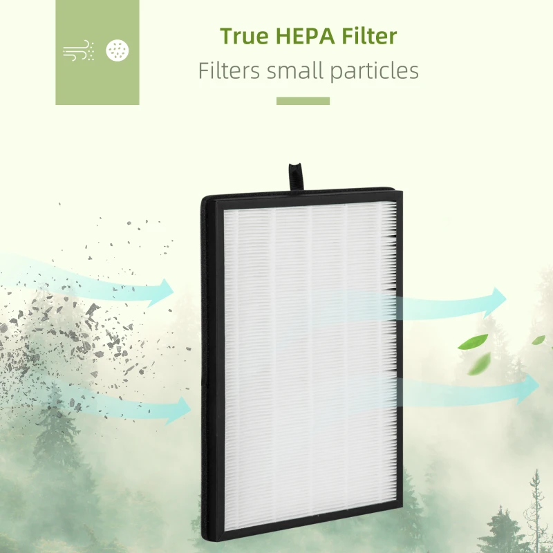 HOMCOM Air Purifier Filters Replacement for B0B2NS1RHJ, HEPA Filter for Home, 1 Pack