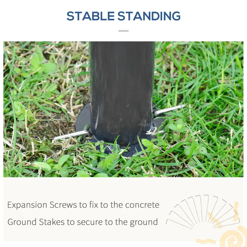 Outsunny 10' x 20' Patio Gazebo, Outdoor Gazebo Canopy Shelter with Netting & Curtains, Vented Roof for Garden, Beige