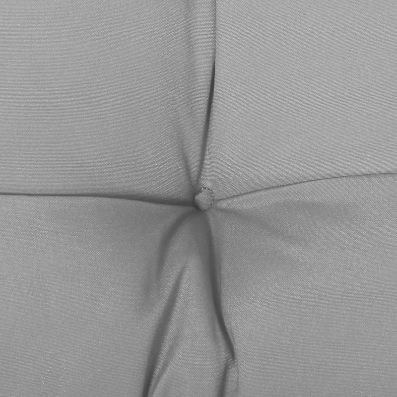 Outsunny Set of 2 Patio Bench Replacement Cushions, 2 Seater Outdoor Loveseat Cushion Seat Pad, 43" x 19" x 3", Grey