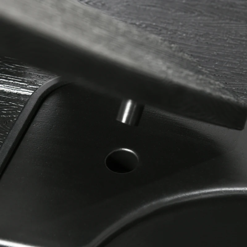 Outsunny 4PCs Cantilever Umbrella Base Weights with Wood-like Finish, Water or Sand Filled Patio Umbrella Weights for Cross Base Stand, Black