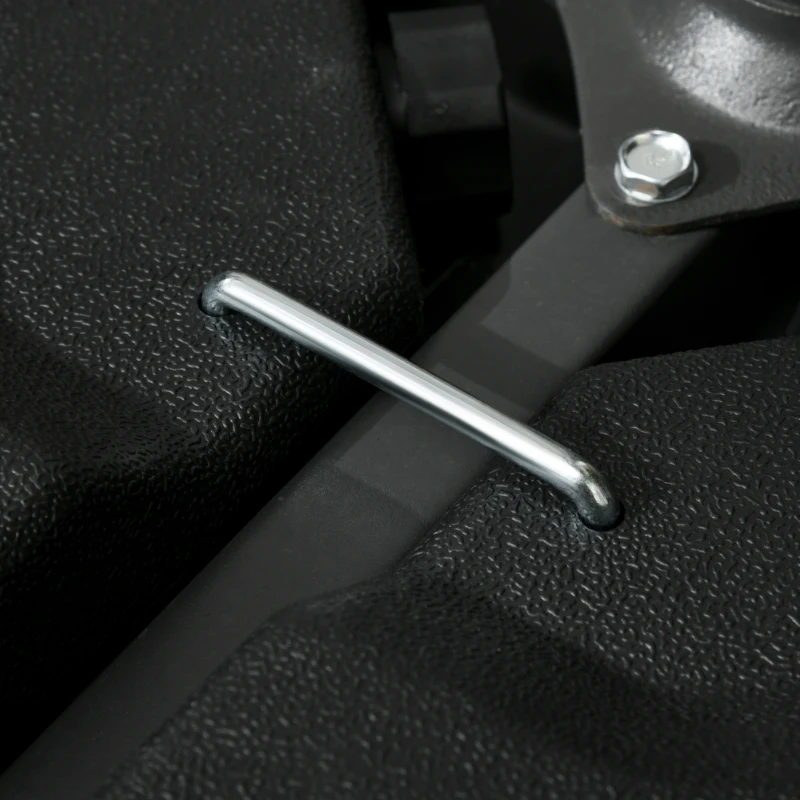 Outsunny 4 Piece Umbrella Base Stand Cantilever Offset Patio Umbrella Weight Plates w/ U Locking, 123 lb Capacity Water or 158 lb Capacity Sand, Black