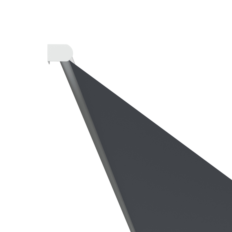 Outsunny 13' x 4' Retractable Awning, Garden Awnings for Doors and Windows with Easy Chain Operation and UV30+ Fabric, Sun Canopies for Patio, Deck, Balcony, and Yard, Dark Gray