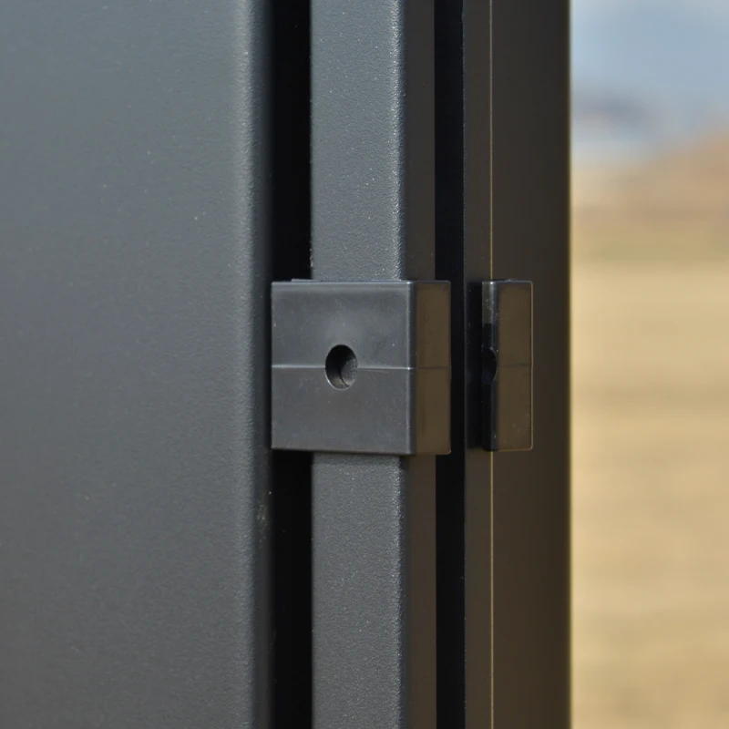 Outsunny 10' x 8' Outdoor Retractable Canopy Pergola Steel Frame Patio Pergola Shelter Sun Shade with Arc Roof, Beige